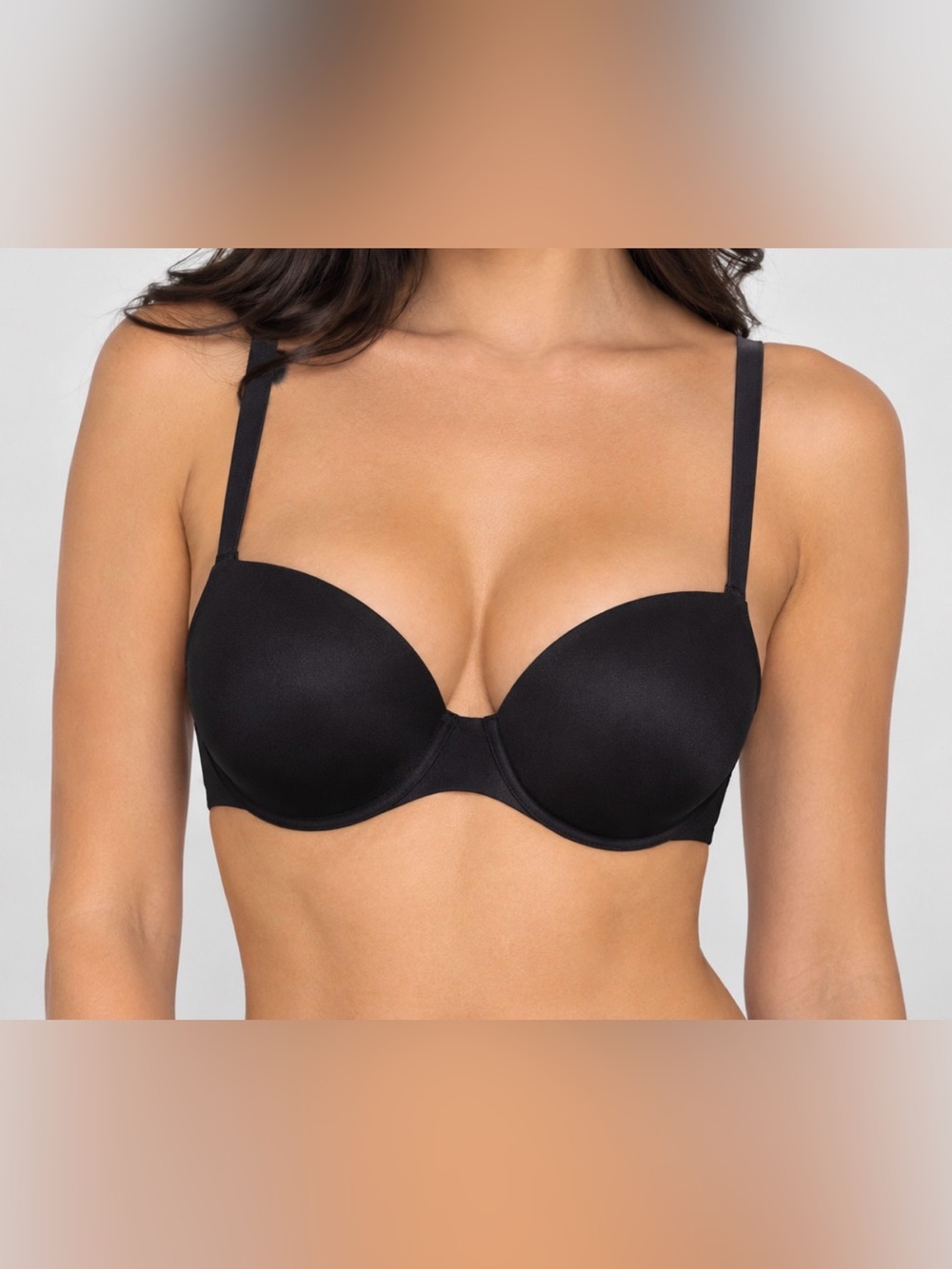 La Senza Body Kiss Smooth Black Underwire Push-Up Bra